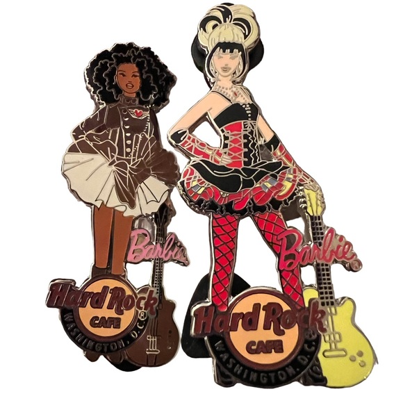 NWT 2009 Barbie Convention Hard Rock Cafe Washington DC pin set - Picture 2 of 5